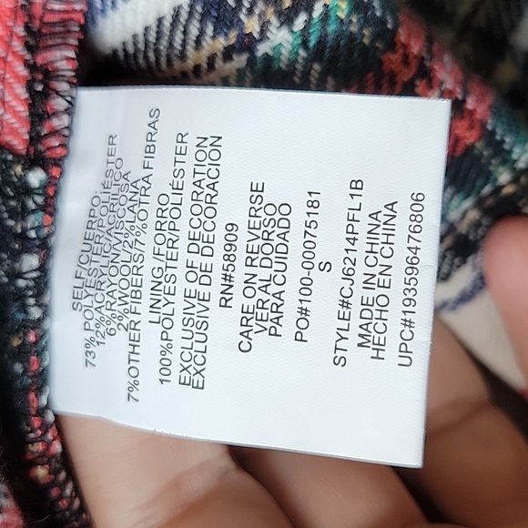 NWT Copper Key Fleece Pocketed Skirt - Picture 6 of 7